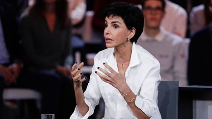 La députée européenne Rachida Dati, le 24 janvier 2019 sur le plateau de "L'Emission de politique" de France 2. (GEOFFROY VAN DER HASSELT / AFP)