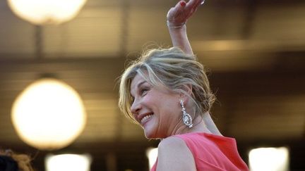 Michèle Laroque a convaincu plus de 2000 personnes de s'embarquer dans l'aventure de son nouveau film
 (ANNE-CHRISTINE POUJOULAT / AFP)