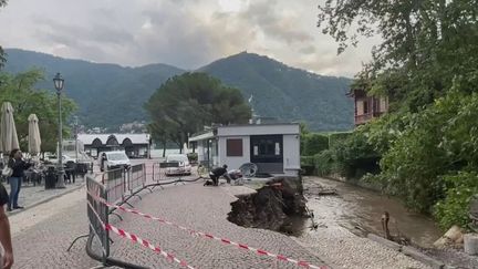 Italie : impressionnantes inondations près du lac de Côme