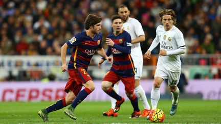 La révélation Sergi Roberto, remarquable lors du Clasico, samedi dernier, contre le Real Madrid. (MANUEL BLONDEAU / AOP PRESS)