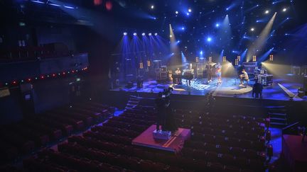 Une répétition à l'Olympia à Paris, le 28 mai 2020. (BERTRAND GUAY / AFP)