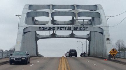 &nbsp; (Cinquante ans après, le pont de Selma dans l'Alabama © RF/ Frédéric Carbonne)