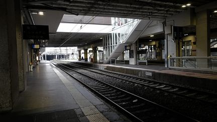 La gare de Montpellier Saint-Roch le vendredi 13 avril. (MAXPPP)