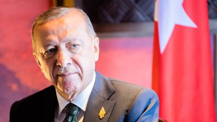 Le président turc Recep Tayyip Erdogan lors du G20 en Indonésie, le 16 novembre 2022 (CHRISTOPH SOEDER / DPA)