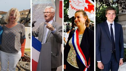 Franceinfo a suivi quatre nouveaux députés lors de leur rentrée à l'Assemblée nationale, mardi 27 juin :&nbsp;Annie Chapelier (LREM),&nbsp;José Evrard (FN), Mathilde Panot (La France insoumise) et&nbsp;Robin Reda (LR). (SYLVAIN THOMAS / AFP / MAXPPP / MATTHIEU MONDOLONI / FRANCEINFO)