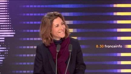 Julia de Funès, philosophe, autrice, spécialiste du travail, sur franceinfo, lundi 30 janvier 2023. (FRANCEINFO / RADIOFRANCE)