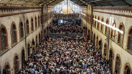 Le Concert Monstre, Saint-Siméon-de-Bressieux, Festival Berlioz, 2014
 (JEFF PACHOUD / AFP)