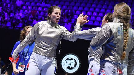 23 juillet 2019. Mondiaux. L'équipe de France remporte son quart de finale face à l'Ukraine. (Augusto Bizzi)