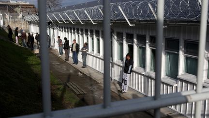 Le centre de r&eacute;tention du bois de Vincennes, &agrave; Paris, le 4 janvier 2008. ( MAXPPP)