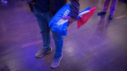 Soirée électorale pour La République en marche, qui arrive en deuxième position, après le Rassemblement national, aux élections européennes. À Paris, le 26 mai 2019. (SADAK SOUICI / LE PICTORIUM / MAXPPP)