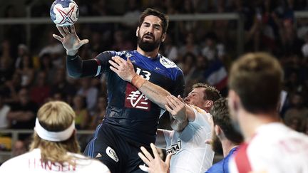 Nikola Karabatic fêtera sa 253e sélection lors de cette demi-finale. (FREDERICK FLORIN / AFP)