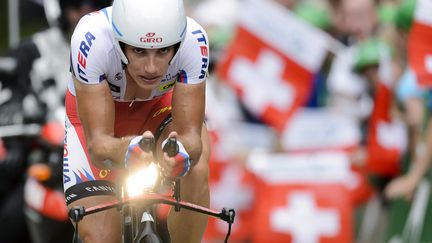 Le Slovène Simon Spilak (FABRICE COFFRINI / AFP)