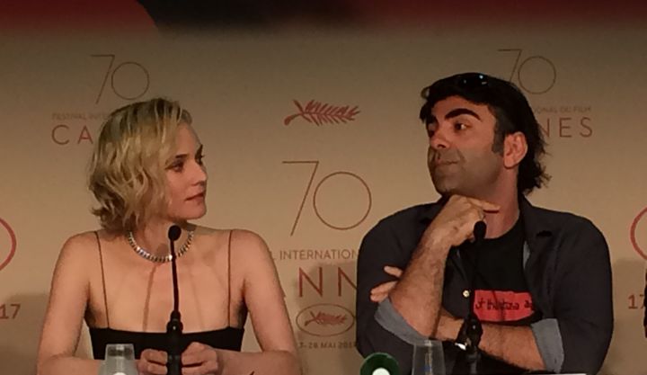 Diane Kruger et Fatih Akin à la conférence de presse à Cannes le 26 mai.
 (Lorenzo Ciavarini Azzi /Culturebox)