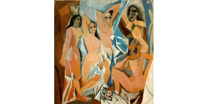 Les demoiselles d&#039;Avignon - Pablo Picasso (1907)
 (Pablo Picasso / MoMA de New York)