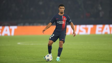 Warren Zaïre-Emery lors d'un match du Paris saint-Germain au Parc desPrinces, le 25 octobre 2023. (LE PARISIEN / ARNAUD JOURNOIS / MAXPPP)