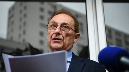 Didier Gailhaguet après sa démission de la Fédération française des sports de glace, en février 2020. (PHILIPPE LOPEZ / AFP)