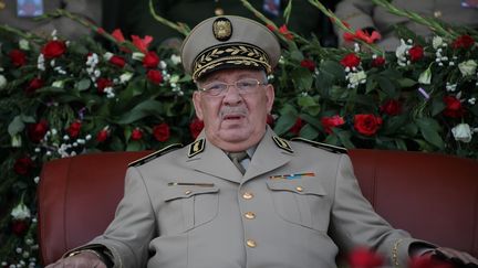 Ahmed Gaïd Salah, le 27 juin 2013 à Alger (Algérie).&nbsp; (MOHAMED BASHER ZAMRY / ANADOLU AGENCY / AFP)