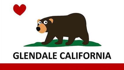 L'ours a &eacute;t&eacute; surnomm&eacute; "Glen Bearian", en r&eacute;f&eacute;rence &agrave; la banlieue de Glendale, dans le comt&eacute; de Los Angeles, en Californie (Etats-Unis). (TWITTER)