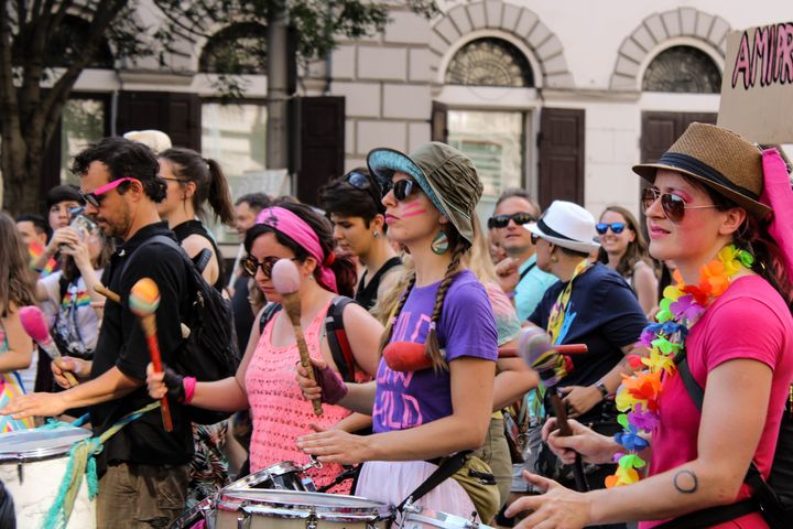 La Marche des fiertés à Budapest, le 6 juillet 2019. (BUDAPEST PRIDE)