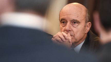 Alain Juppé, le 13 février 2017 à Bordeaux (Gironde). (NICOLAS TUCAT / AFP)