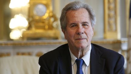 Jean-Louis Débré au Conseil constitutionnel à Paris, le 9 février 2016. (PATRICK KOVARIK / AFP)