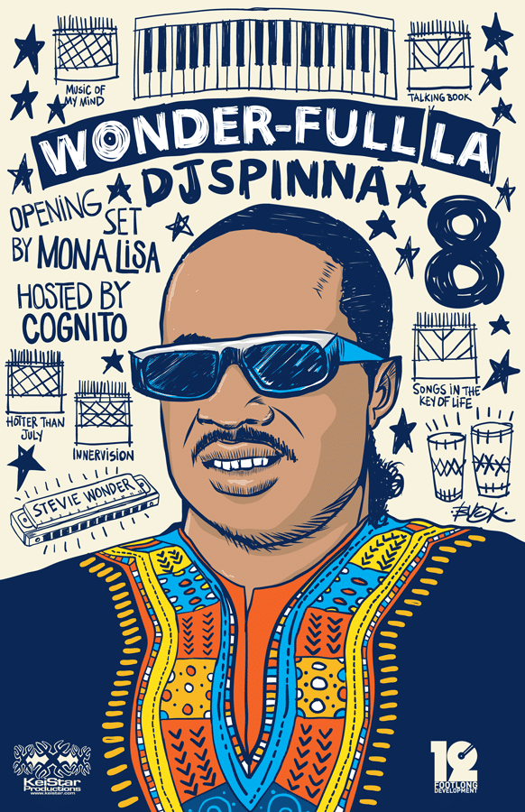 Affiche d'une soirée Wonder Full de Dj Spinna.
 (DR)