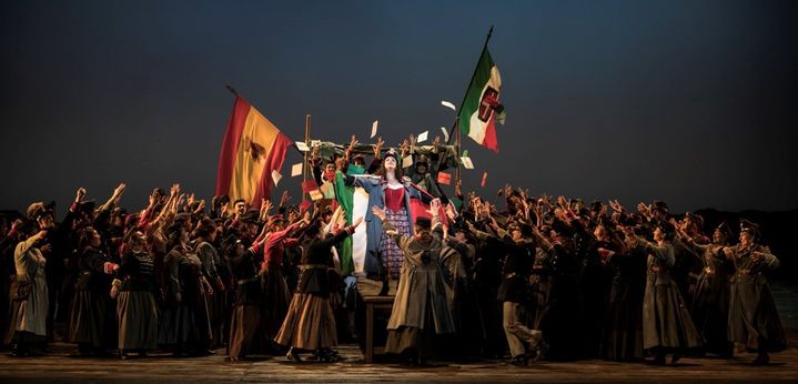 "La Force du destin" de Verdi à l'Opéra Bastille.&nbsp; (Julien Benhamou / Opéra national de Paris)