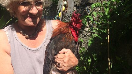 A Saint-Pierre d'Oléron, les touristes et les voisins de Corinne Fesseau, célèbre chanteuse locale, veulent la tête de son coq (JULES DE KISS/ RADIO FRANCE)