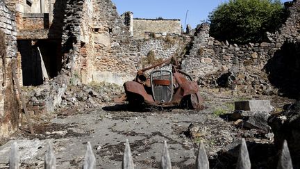 Septembre 2013, vues d'Oradour-sur-Glane (Haute-Vienne)&nbsp;lors de&nbsp;la visite historique de Fran&ccedil;ois Hollande et de son homologue allemand (MAXPPP)