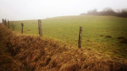 Mercredi 22 f&eacute;vrier - Porcelette (Moselle). Sur leur v&eacute;lo, Rapha&euml;l et Alexis quittent le pays de Saint-Avold en direction de la vall&eacute;e de la Fensch. (RAPHAËL KRAFFT ET ALEXIS MONCHOVET)