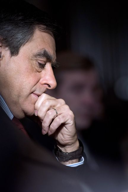 François Fillon à l'abbaye de Royaumont d'Asnières-sur-Oise (Val-d'Oise), le 2 décembre 2012 (FRED DUFOUR / AFP)