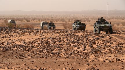 Des soldats de l'armée française déployés dans le nord du Mali, le 5 juin 2015.&nbsp; (PHILIPPE DESMAZES / AFP)