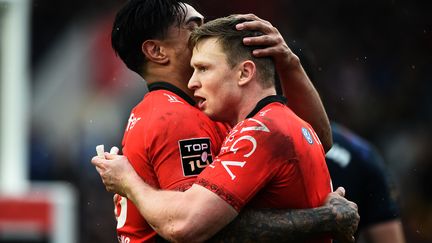 Le Toulonnais Chris Ashton, meilleur marqueur de l'histoire de la Coupe d'Europe. (ANNE-CHRISTINE POUJOULAT / AFP)