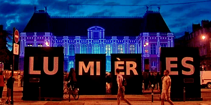 Installation "Lumières" 
 (Culturebox/France3)