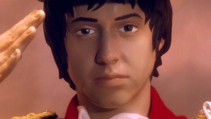 Le chanteur des Strokes Julian Casablancas en poupée de cire dans le clip de Daft Punk "Instant Crush".
 (Columbia/Sony Music)