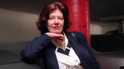 L'auteure de romans policiers Anne Perry en 2001 à San Francisco (LIZ HAFALIA/AP/SIPA)