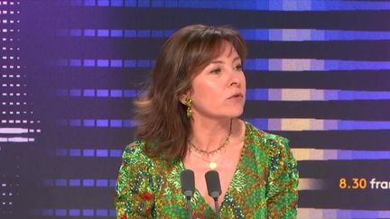 Carole Delga, le 4 octobre 2024 sur franceinfo. (CAPTURE D'ECRAN / FRANCEINFO / RADIO FRANCE)