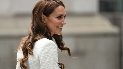 La princesse de Galles Kate Middleton, à Londres, le 20 juin 2023. (KATE GREEN / ANADOLU AGENCY / AFP)