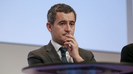 Le ministre&nbsp;des Comptes publics Gérald Darmanin, le 10 octobre 2019, à&nbsp;Paris. (MICHEL STOUPAK / NURPHOTO / AFP)