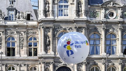 Un ballon du syndicat Snuipp-FSU.&nbsp; (JULIEN MATTIA / LE PICTORIUM / MAXPPP)