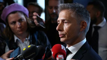 Le ministre des Sports, Gil Avérous, à Paris le 23 septembre 2024. (THOMAS SAMSON / AFP)