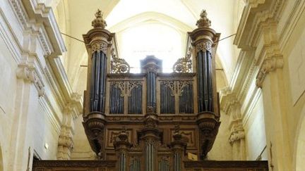 L'orgue de Jean Boizanard,à Saint-Michel-en-Thierache, depuis 1714
 (AFP)