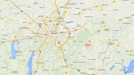 La ville de Grafing se trouve au sud-est de Munich (Allemagne), en Bavière. (GOOGLE MAPS)