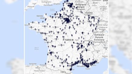 Le FN pr&eacute;sentera un candidat aux municipales dans 562 villes de plus 1000 habitants, selon des chiffres communiqu&eacute;s le 7 mars 2014. (FRANCETV INFO)