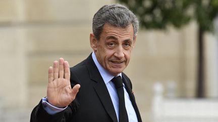 L'ancien président Nicolas Sarkozy à l'Elysée le 30 septembre 2019. (BERTRAND GUAY / AFP)