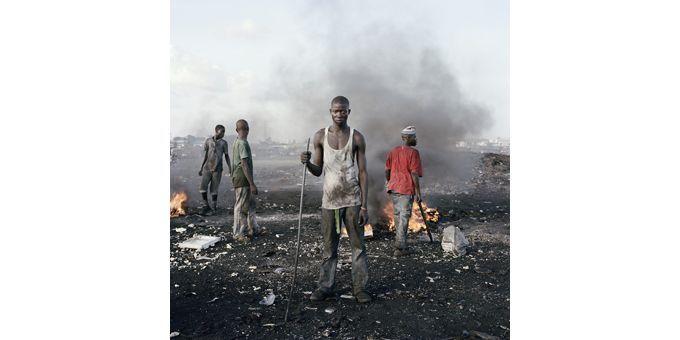 Pieter Hugo, David Akore, Agbogbloshie Market, Ghana 2010
 (Pieter Hugo, courtesy of Stevenson Cape Town/Johannesburg and Yossi Milo, New York)