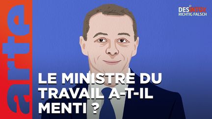 Désintox. Non, le ministre du travail n'a pas menti en affirmant qu'il avait travaillé en usine. (ARTE/2P2L)