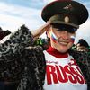 Une supportrice de l'équipe de Russie lors de la Coupe du monde 2011, à Rotorua (Nouvelle-Zélande), le 25 septembre 2011. (HAGEN HOPKINS / GETTY IMAGES ASIAPAC)