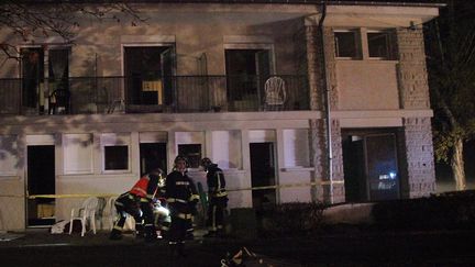 Un incendie mortel a touch&eacute; la maison de retraite "Les Flots" de La Rochefoucauld (Charente) dans la nuit de jeudi 17 &agrave; vendredi 18 novembre 2011. (C&Eacute;LINE&nbsp;LEVAIN / SUD OUEST / MAXPPP)