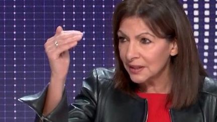 Anne Hidalgo, le 21 janvier 2022. (FRANCEINFO / RADIO FRANCE)